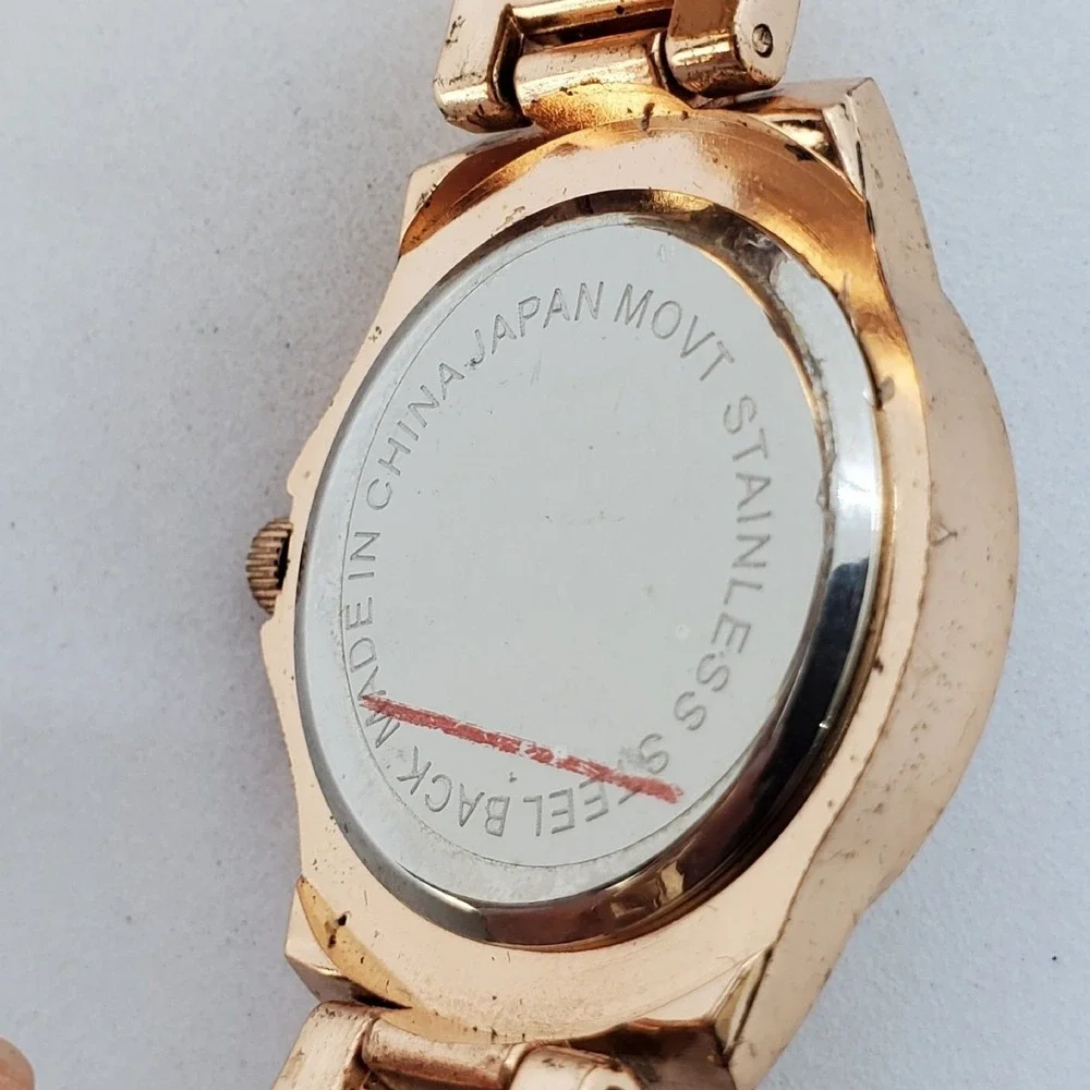 Bell & Rose Women's Watch Rose Gold‎ Crystal Accent 30MM 7